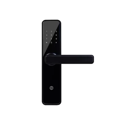 Yale YDME50Pro Smart Door Lock, Black, PIN, RFID, Manual Key Access