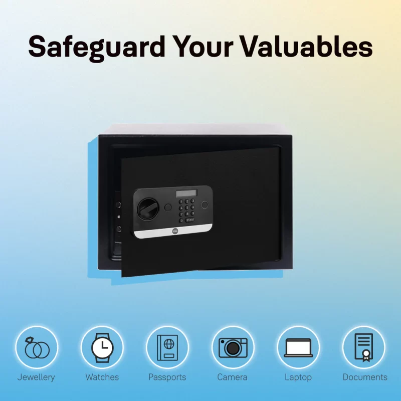 Yale Stellar Biometric Safe Locker with Keypad- Medium - Image 3