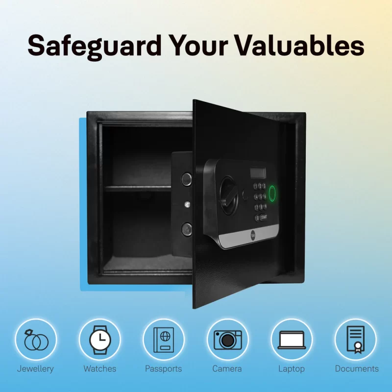 Yale Stellar Biometric Safe locker with Keypad- Large for Home & Office - Image 3